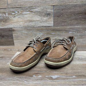 Sperry Billfish Brown Leather 3 Eye Boat Shoe Men's Size 13